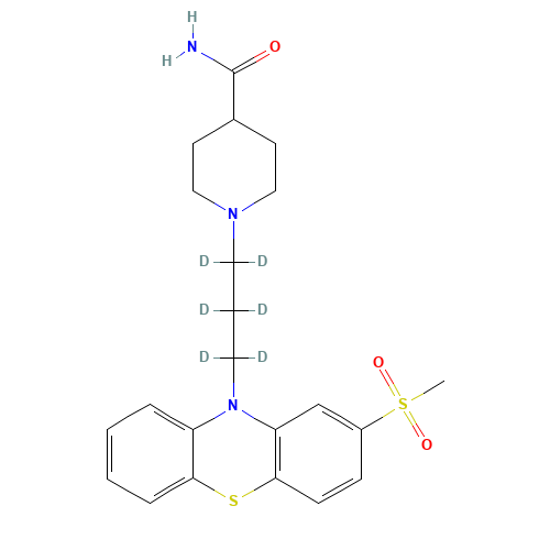 Metopimazine (CAS: 1215315-86-8) - Chemical Structure and Molecular Formula 
