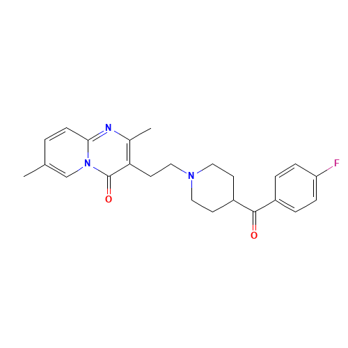 Metrenperone (CAS: 81043-56-3) - Chemical Structure and Molecular Formula 
