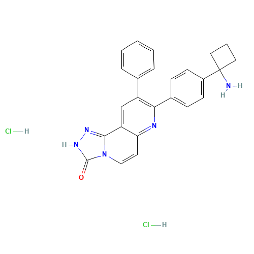 MK-2206 Dihydrochloride (CAS: 1032350-13-2) - Chemical Structure and Molecular Formula 