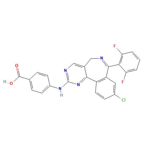 MLN 8054 (CAS: 869363-13-3) - Chemical Structure and Molecular Formula 