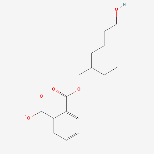 Mono(2-ethyl-6-hydroxyhexyl) Phthalate (CAS: 82975-96-0) - Chemical Structure and Molecular Formula 