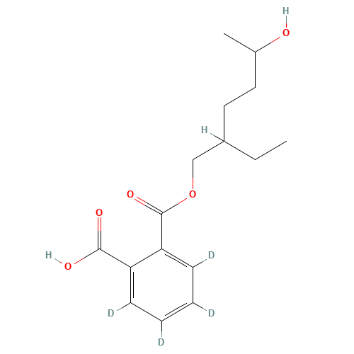 Mono(2-ethyl-5-hydroxyhexyl) Phthalate-d4 (CAS: 679789-43-6) - Related Chemical Product