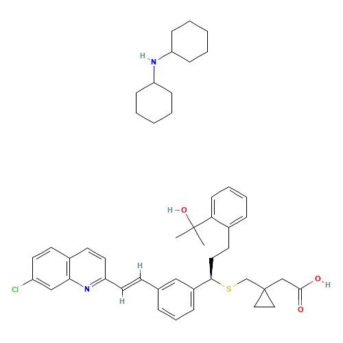 Montelukast Dicyclohexylamine Salt (CAS: 577953-88-9) - Related Chemical Product