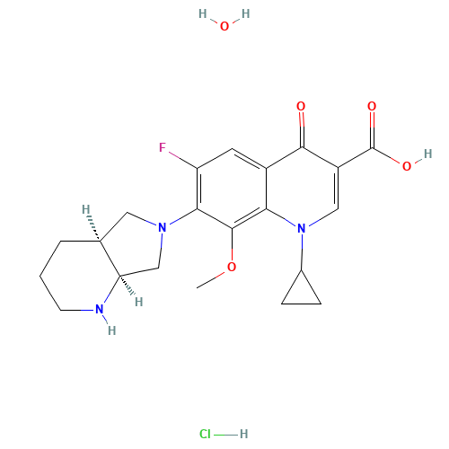 Moxifloxacin Hydrochloride Monohydrate (CAS: 192927-63-2) - Related Chemical Product
