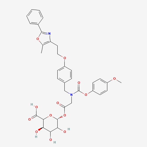 Muraglitazar Acyl-b-D-glucuronide (CAS: 875430-26-5) - Related Chemical Product