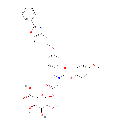 Muraglitazar Acyl-b-D-glucuronide (CAS: 875430-26-5) - Related Chemical Product
