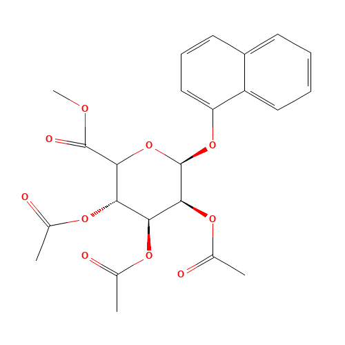 1-Naphthol 2,3,4-Tri-O-acetyl-b-D-glucuronide Methyl Ester (CAS: 18404-55-2) - Related Chemical Product