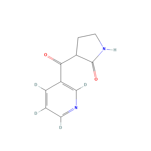 3-(Nicotinoyl-2,4,5,6-d4)-2-pyrrolidinone (CAS: 764661-25-8) - Related Chemical Product