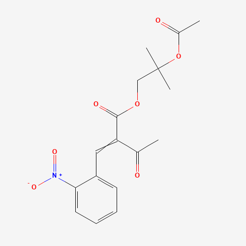 2-(2-Nitrobenzylidene)-3-oxobutanoic Acid, 2-Acetoxy-2-methylpropyl Ester (CAS: 106685-67-0) - Related Chemical Product