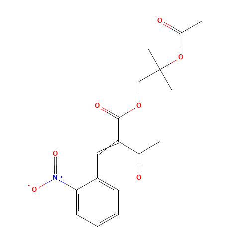 2-(2-Nitrobenzylidene)-3-oxobutanoic Acid, 2-Acetoxy-2-methylpropyl Ester (CAS: 106685-67-0) - Related Chemical Product