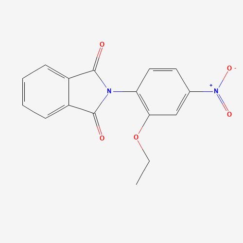2-(4-Nitro-2-ethoxyphenyl)pthalimide (CAS: 106981-60-6) - Chemical Structure and Molecular Formula 