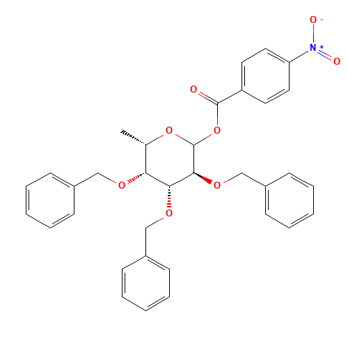 p-Nitrobenzoyl-2,3,4-tri-O-benzyl-a,b-L-fucopyranose (CAS: 151909-88-5) - Related Chemical Product