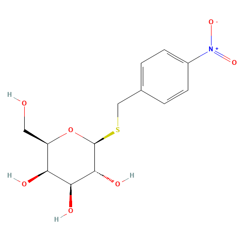 4-Nitrobenzyl 1-Thio-b-D-galactopryranoside (CAS: 35785-19-4) - Chemical Structure and Molecular Formula 