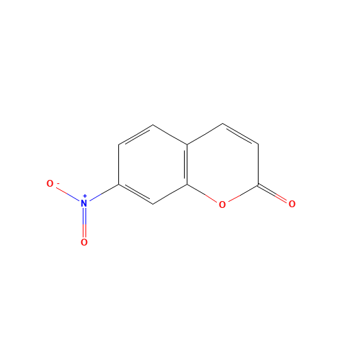 7-Nitrocoumarin (CAS: 19063-58-2) - Chemical Structure and Molecular Formula 