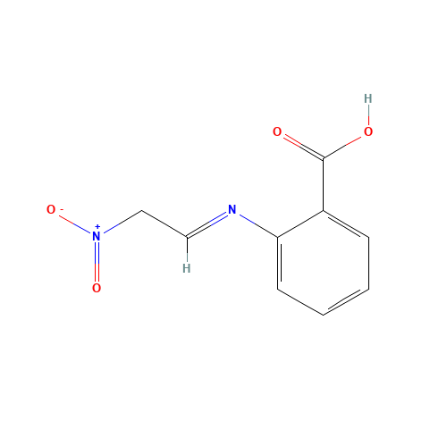 2-(2-Nitro-ethylideneamino)benzoic Acid (CAS: 121845-92-9) - Chemical Structure and Molecular Formula 