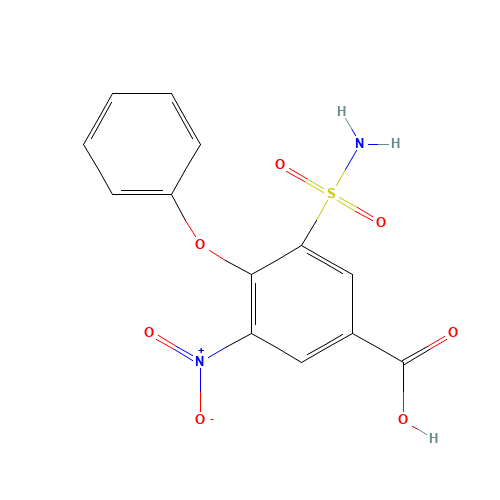 3-Nitro-4-phenoxy-5-sulfamoylbenzoic Acid (CAS: 28328-53-2) - Related Chemical Product