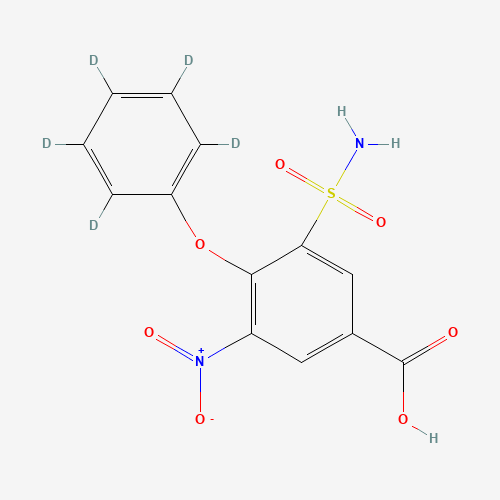 3-Nitro-4-phenoxy-5-sulfamoylbenzoic Acid-d5 (CAS: 1072125-53-1) - Related Chemical Product