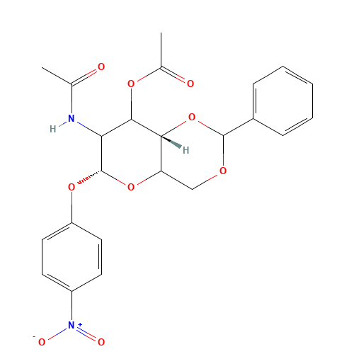 p-Nitrophenyl 2-Acetamido-3-O-acetyl-4,6-O-benzylidene-2-deoxy-a-D-glucopyranoside (CAS: 23262-56-8) - Related Chemical Product