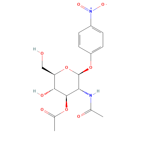 p-Nitrophenyl 2-Acetamido-2-deoxy-3-O-acetyl-b-D-glucopyranoside (CAS: 23262-57-9) - Related Chemical Product