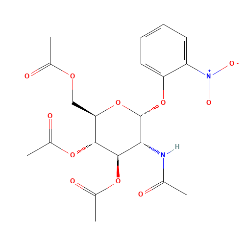 o-Nitrophenyl 2-Acetamido-2-deoxy-3,4,6-tri-O-acetyl-a-D-glucopyranoside (CAS: 13264-91-0) - Related Chemical Product