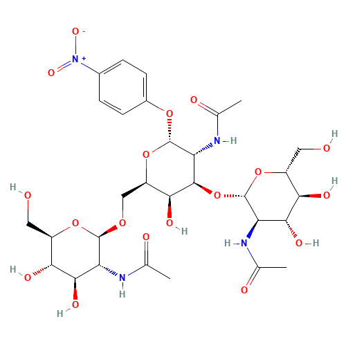 4-Nitrophenyl 2-Acetamido-3,6-di-O-(2-acetamido-2-deoxy-b-D-glucopyranosyl)-2-deoxy-A-D-galactopyranoside (CAS: 1144040-11-8) - Related Chemical Product