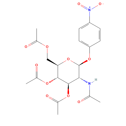 p-Nitrophenyl 2-Acetamido-3,4,6-tri-O-acetyl-b-D-glucopyranoside (CAS: 13089-27-5) - Related Chemical Product