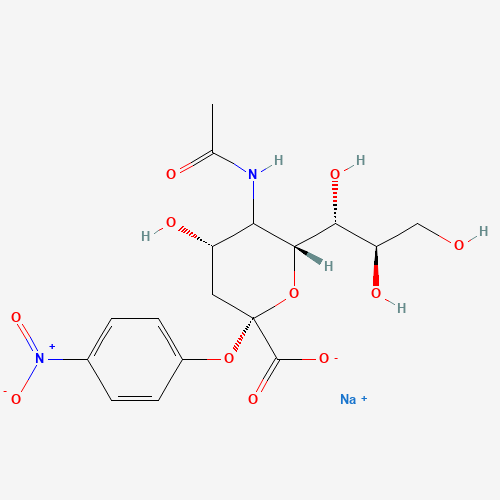 2-O-(p-Nitrophenyl)-a-D-N-acetylneuraminic Acid, Sodium Salt, X Hydrate (CAS: 123549-14-4) - Related Chemical Product
