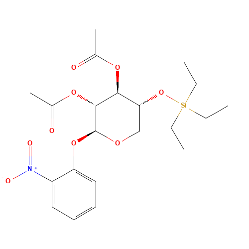 2'-Nitrophenyl 2,3-Di-O-acetyl-4-O-triethylsilyl-b-D-xylopyranoside (CAS: 162088-90-6) - Related Chemical Product