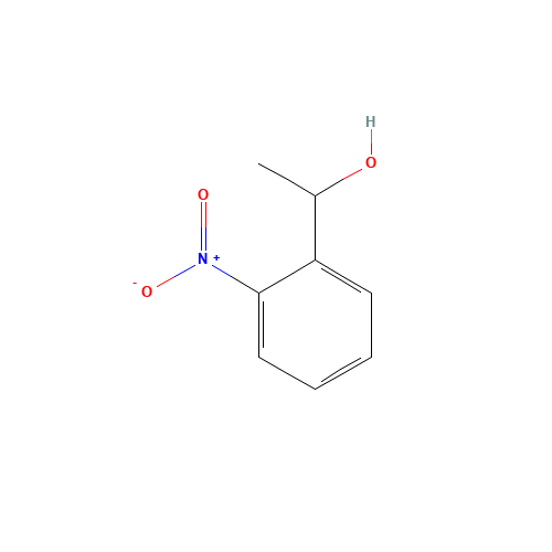 (R,S)-1-(2-Nitrophenyl)ethanol (CAS: 3205-25-2) - Chemical Structure and Molecular Formula 