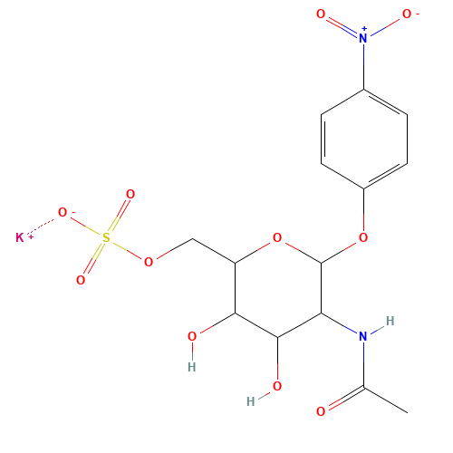 p-Nitrophenyl 6-Sulfo-2-acetamido-2-deoxy-b-D-glucopyranoside, Potassium Salt (CAS: 210418-06-7) - Related Chemical Product