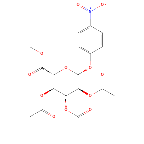 4-Nitrophenyl 2,3,4-tri-O-acetyl-b-D-glucuronic Acid, Methyl Ester (CAS: 18472-49-6) - Related Chemical Product