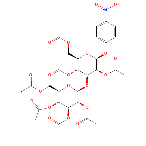 4-Nitrophenyl 2,4,6-Tri-O-acetyl-3-O-(2,3,4,6-tetra-O-acetyl -b-D-glucopyranosyl)-b-D-glucopyranoside (CAS: 195715-98-1) - Related Chemical Product