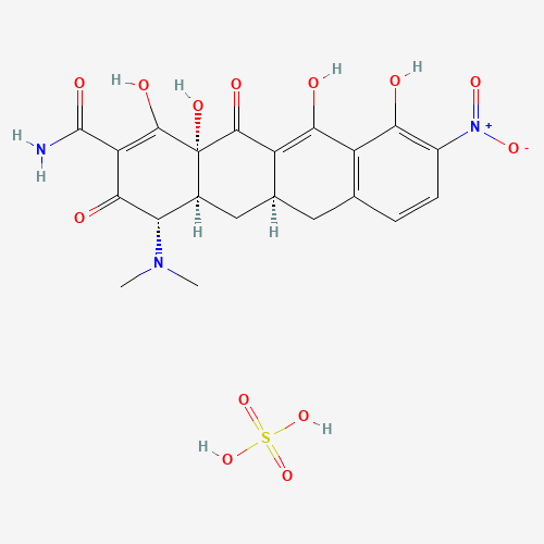 9-Nitrosancycline Monosulfate (CAS: 2791-13-1) - Chemical Structure and Molecular Formula 