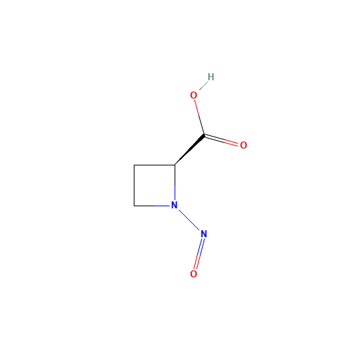 N-Nitroso-L-azetidine-2-Carboxylic Acid (CAS: 30248-47-6) - Chemical Structure and Molecular Formula 