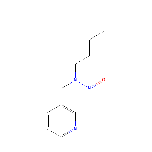 N'-Nitrosopentyl-(3-picolyl)amine (CAS: 124521-15-9) - Chemical Structure and Molecular Formula 
