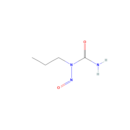 N-Nitroso-N-propyl Urea, Contains 40% Water, 1.8% Acetic Acid (CAS: 816-57-9) - Chemical Structure and Molecular Formula 