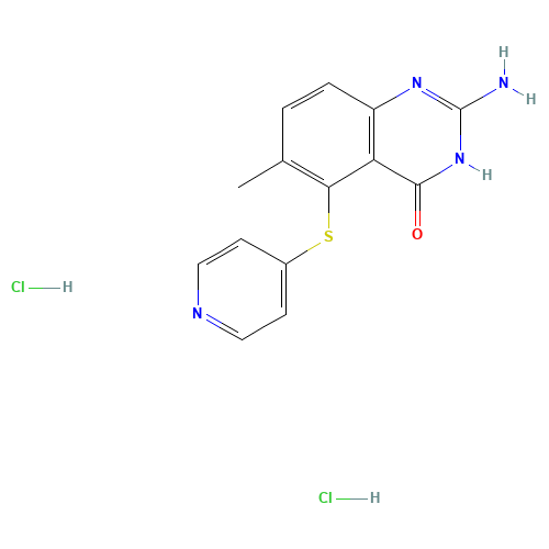 Nolatrexed Dihydrochloride (CAS: 152946-68-4) - Chemical Structure and Molecular Formula 