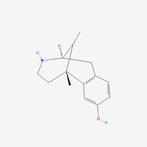 dl-Normetazocine (CAS: 25144-78-9) - Chemical Structure and Molecular Formula 