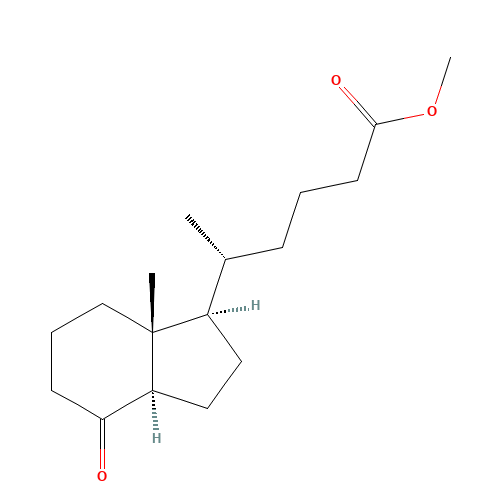 [1R-[1a(R*),3ab,7aa]]-Octahydro-δ,7a-dimethyl-4-oxo-1H-indene-1-pentanoic Acid Methyl Ester (CAS: 135359-41-0) - Related Chemical Product