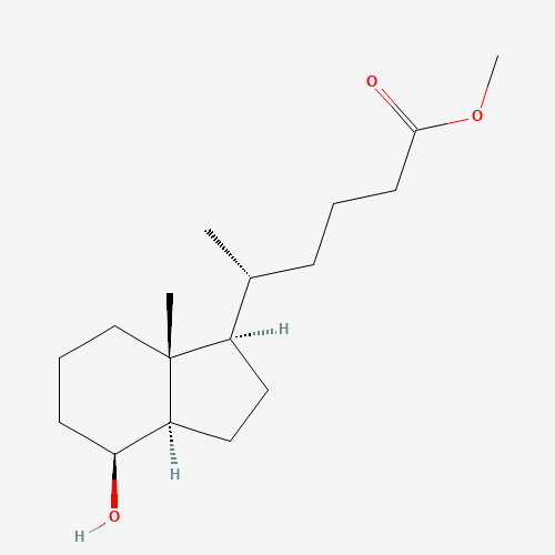 (δR,1R,3aR,4S,7aR)-Octahydro-4-hydroxy-δ,7a-dimethyl-1H-indene-1-pentanoic Acid Methyl Ester (CAS: 135359-40-9) - Related Chemical Product