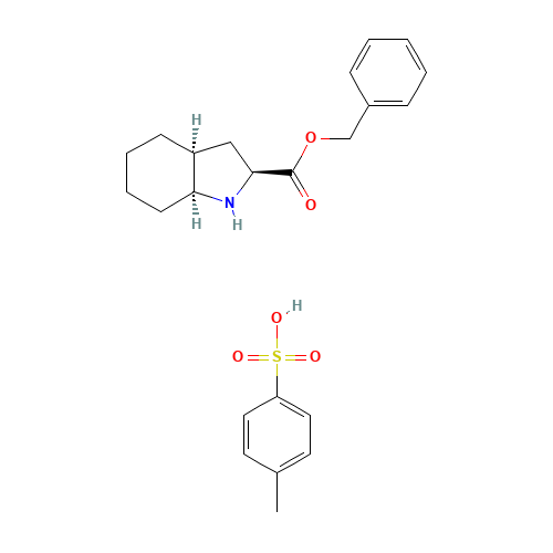 1H-Indole-2-carboxylic acid, octahydro-, phenylmethyl ester, (2S,3aS,7aS)-, 4-methylbenzenesulfonate (1:1) (CAS: 94062-52-9) - Related Chemical Product