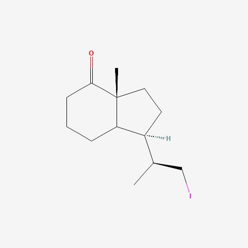 (1R,1'S)-Octahydro-1-(2'-iodo-1'-methylethyl)-7a-methyl-inden-4-one (CAS: 145372-32-3) - Related Chemical Product