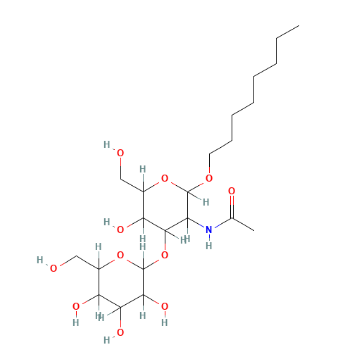 N-Octyl 2-Acetamido-2-deoxy-3-O-(b-D-galactopyranosyl)-b-D-glucopyranoside (CAS: 197390-85-5) - Related Chemical Product