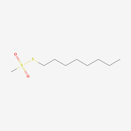 Octyl Methanethiosulfonate (CAS: 7559-45-7) - Chemical Structure and Molecular Formula 