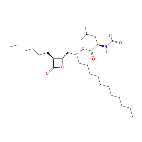(S,R,S,S)-Orlistat (CAS: 111466-63-8) - Chemical Structure and Molecular Formula 