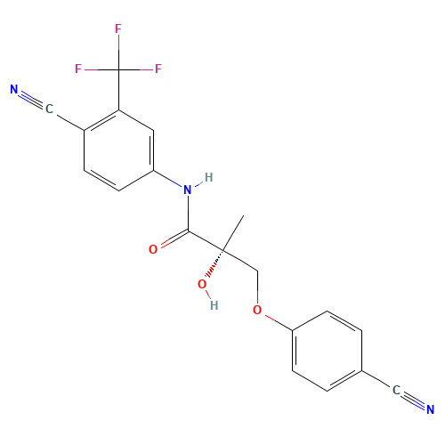 (R)-Ostarine (CAS: 1132656-73-5) - Chemical Structure and Molecular Formula 