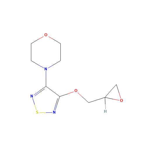 rac 4-[4-(Oxiranylmethoxy)-1,2,5-thiadiazol-3-yl]morpholine (CAS: 58827-68-2) - Related Chemical Product