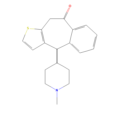 9-Oxo Ketotifen (CAS: 34580-09-1) - Related Chemical Product