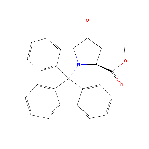 (2S)-4-Oxo-1-(9-phenylfluorenyl)-proline Methyl Ester (CAS: 160882-76-8) - Related Chemical Product