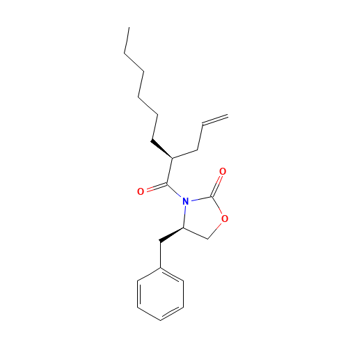 (4R)-3-[(2S)-1-Oxo-2-(2-propenyl)octyl]-4-benzyl-2-oxazolidinone (CAS: 548783-48-8) - Related Chemical Product